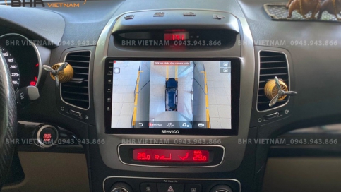 Màn hình DVD Android liền camera 360 xe Kia Sorento 2014 - 2020 | Bravigo Ultimate (6G+128G)  